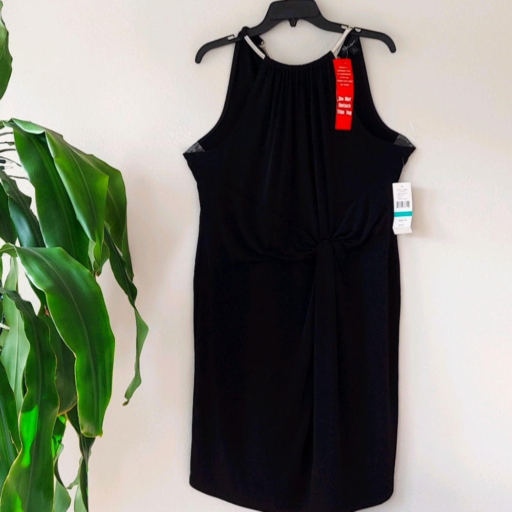 S.L.Fasions Snake Chain Halter Dress NWT